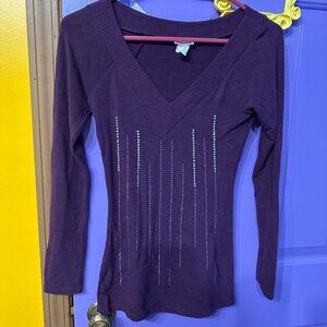 Purple sweater